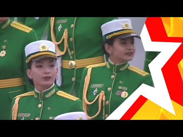 ЖЕНСКИЕ ВОЙСКА ТУРКМЕНИСТАНА  WOMEN'S TROOPS OF TURKMENISTAN  Türkmenistanyň aýal goşunlary