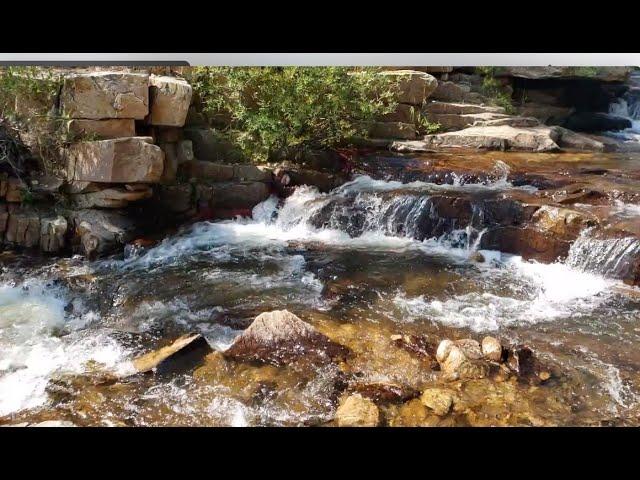 Panoramic Cascading Waterfall | Waterfall Sounds for Sleep or Relaxation