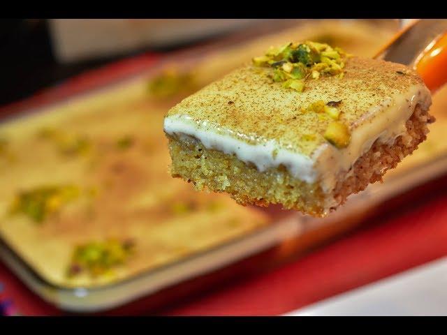 بسبوسة سينابون من اطيب الوصفات .. طعم لذيذ و اكثر من رائع ..#حلويات_رمضانيه The Cinnabon Basbousa