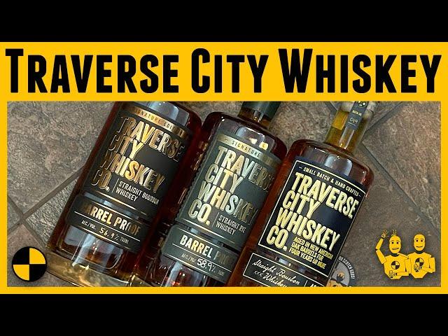 Traverse City Whiskey CO. Triple Hit with Straight Bourbon,Barrel Proof Bourbon & BP Rye