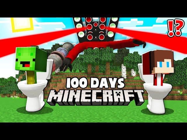 How Mikey and JJ Skibidi Toilets Survived Speaker Man Attack ? - Minecraft (Maizen)