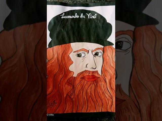 Painting of Famous Artist Leonardo da vinci 