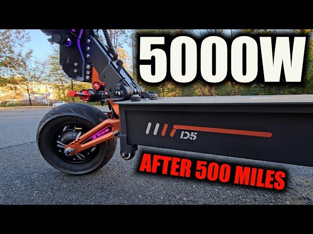 Fastest Cheapest 12" Electric Scooter OBARTER D5 After 500 Miles $1449!