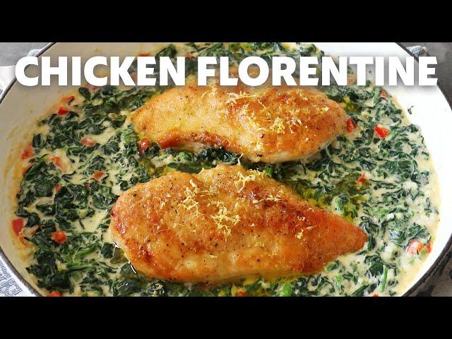 Chicken Florentine | Garlic Spinach Chicken | Food Wishes