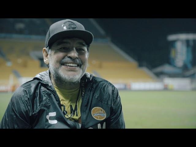 Entrevista con Diego Armando Maradona, DT de Dorados.