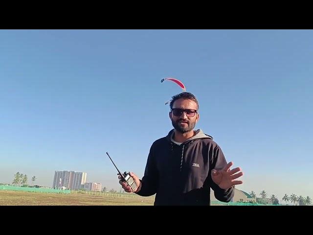 touch and go flying practice on paramotor training in india with pilot Kuldeep Taak flying machine