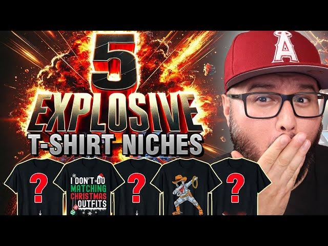 5 Explosive T-Shirt Niches to Skyrocket Your Q4 2024 Profits