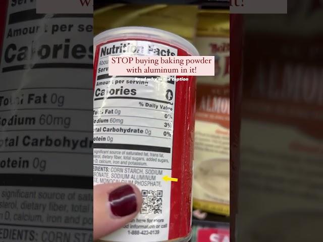 Choosing a baking powder with no aluminum will eliminate the unwanted metallic tastes! #food #tips