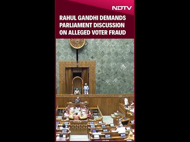 Rahul Gandhi Lok Sabha | Rahul Gandhi Demands Parliament Discussion On Alleged Voter Fraud