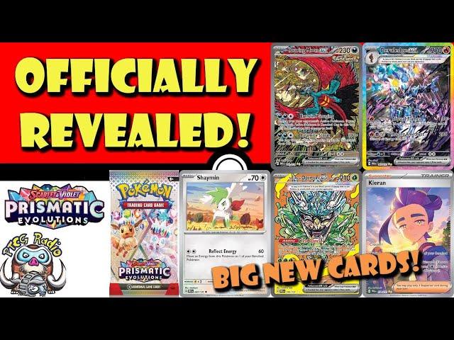 BIG New Cards Officially Revealed from Prismatic Evolutions! Stunning Secret Rare!(Pokémon TCG News)