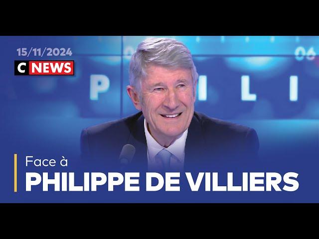 Face à Philippe de Villiers / 15 novembre 2024 (CNews)