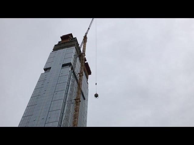 Walsh Construction tops out Wolf Point East with final concrete pour