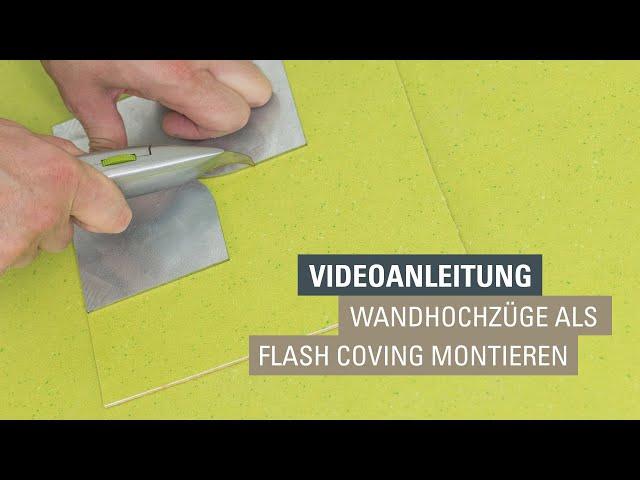 Videotutorial Hochzüge im Flash Coving Verfahren