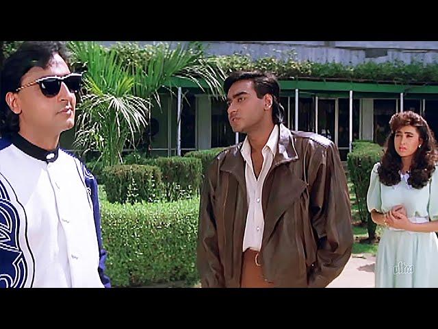 Ajay Devgn Best Action Scene : Janaza Tera Nikalunga Bina Arthi Ke - Gulshan Grover | Shaktimaan