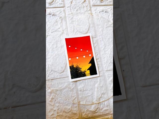 Painting using poster colours  #shorts