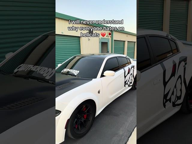 Why does everyone hate on hellcats  #srt #mopar #hellcats #hellcatredeye #cars