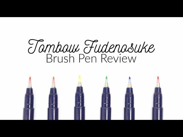 Tombow Fudenosuke Brush Pen Review for Handlettering and Modern Calligraphy