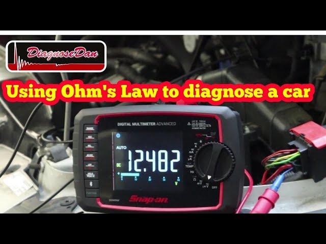 Using Ohm's law to diagnose a car