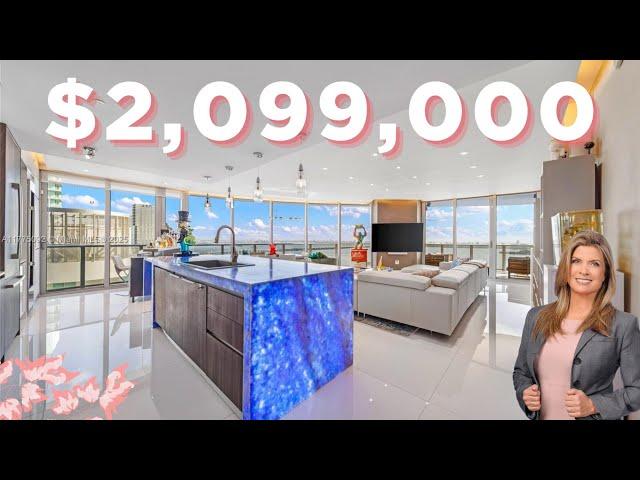 PREMIER LINE AT ARIA ON THE BAY WITH ENDLESS VIEWS ~ ARIA ON THE BAY 4115 ~ $2,149,000