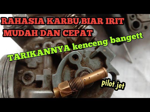 CARA MENGATASI MOTOR MIO BOROS BENGSIN || SETTING KARBU VAKUM || GUDANG ILMU OTOMOTIF