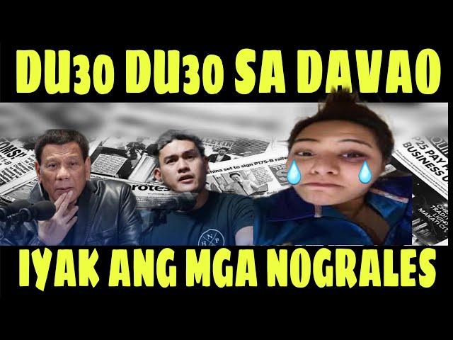 BREAKING NEWS! DU30 DU30 SA DAVAO | HINARANG SI MIGS NOGRALES UMIIYAK NA NGAYON