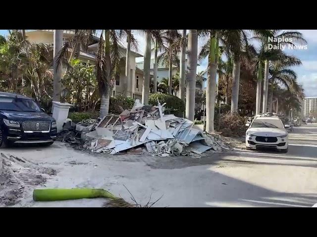 After Hurricane Ian: The view along Naples' Gulf Shore Drive