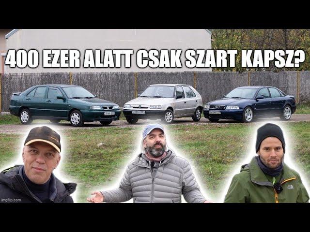 Válságautók: mit kapsz 400 ezer forint alatt? - Audi A4, Seat Toledo, Skoda Felicia