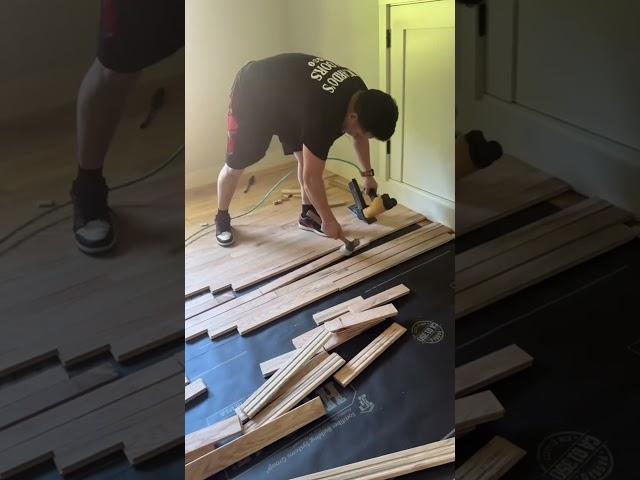 Installation of wood floors #ricardofloors #shortyoutube