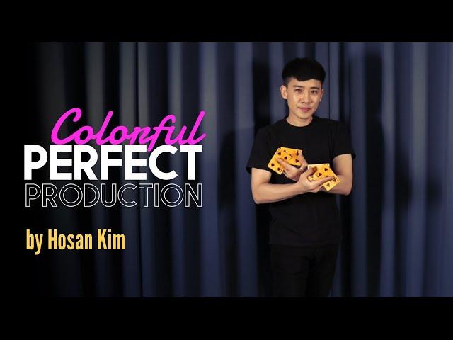 Colorful Perfect Production by Hosan Kim | 퍼펙트 프로덕션 | 마술사 김호산 | Card Manipulation