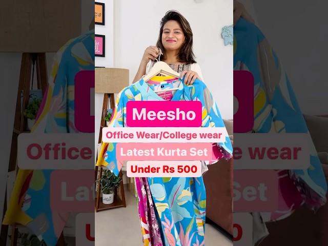 Meesho Kurti Set Haul l Office Wear l Meesho Haul #meesho #kurti #kurtaset #shorts #viral #trending