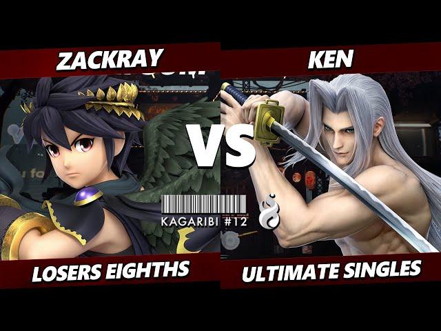 Kagaribi 12 TOP 8 - KEN (Sonic, Sephiroth) Vs. zackray (Dark Pit) Smash Ultimate - SSBU