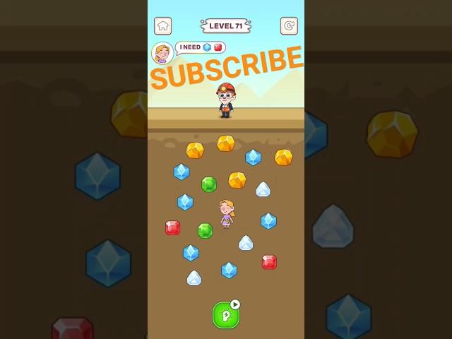 pull the gold level 71 #escapeking l  #4000watchtime #1000subscriber#puzzlesgame#shorts