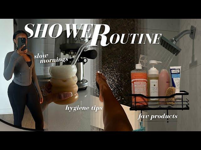 MORNING SHOWER ROUTINE 2023 | CURRENT FAVOURITE PRODUCTS