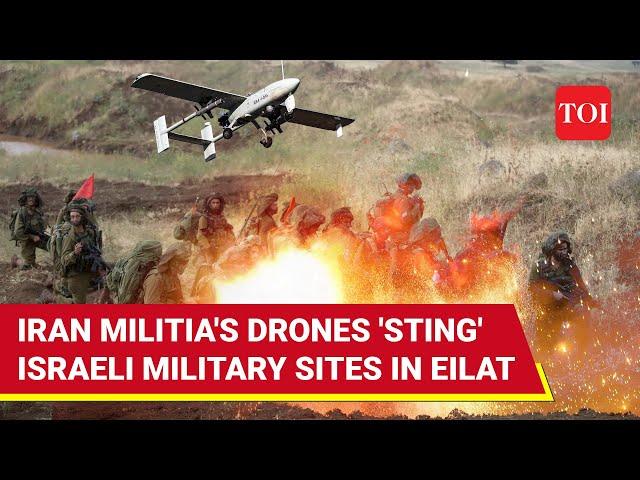 Israelis 'Hide' As Iranian Militia Rain Drones On IDF Sites In Eilat; Iran Proxy's Revenge Begins?