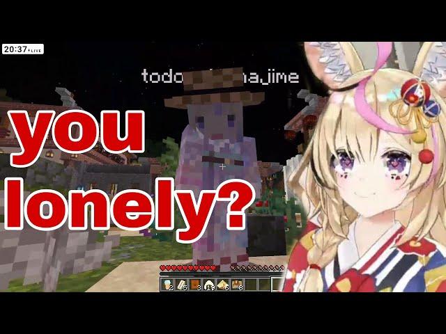 Hajime Come And Console Lonely Polka After Her Stream End | Minecraft [Hololive/Sub]