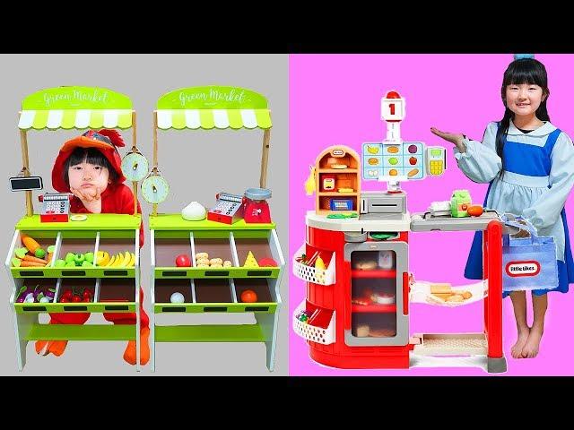 【寸劇】良い子 VS 悪い子 お買い物ごっこ！ - はねまりチャンネル