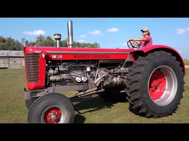 Big MUSCLE Tractor! The 1963 Massey Ferguson 97 Has A VERY Unique Story About Who Actually Built It!