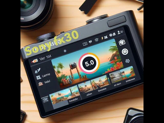 Sony Fx30  firmware ver 5.0