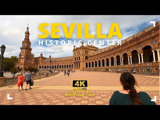 Explore Sevilla's Historic Center in Stunning 4K Walk | Cathedral de Sevilla to Plaza de España 