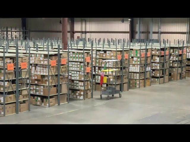 American Surplus's Recent Industrial Shelving Project