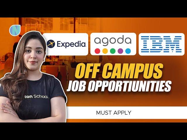 Job Opportunities Expedia, Agoda, IBM | Level Up with Priya | Newton School