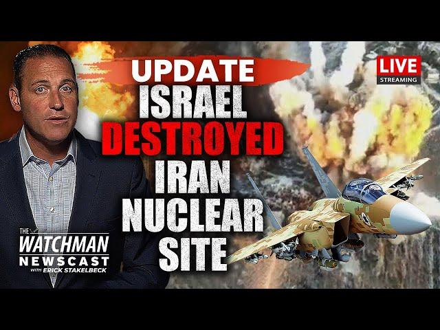 Israeli Airstrike DESTROYED Secret Iran Nuclear Facility | Watchman Newscast LIVE