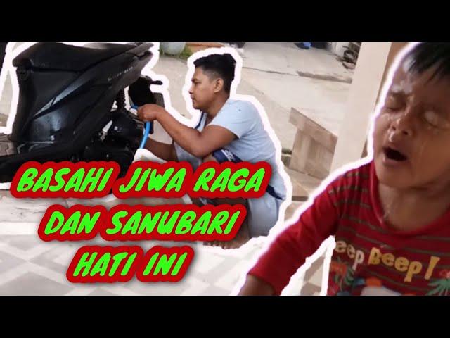 TUTORIAL Cuci Motor Ala Dedek Abil || Nyuci sambil nyruput kopi spot garasi rumah