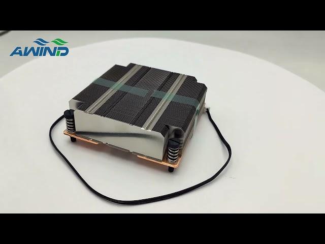 Copper vapor chamber cooling heat sink with fins for cpu