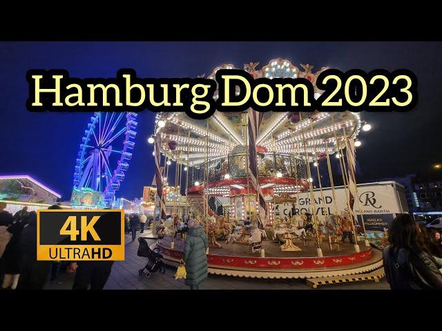 Hamburg Dom 2023 4K Germany Walking Tour