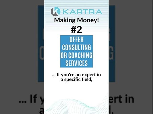 Top 5 Ways Of Making Money with Kartra. Get Help from Kartra Certified Technical Expert #shorts