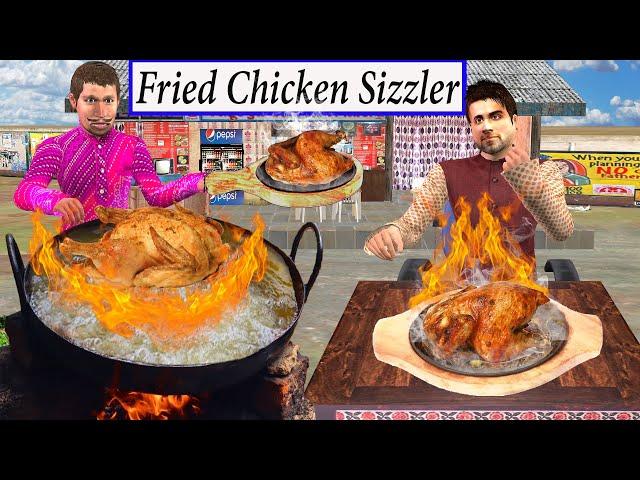 Chicken Sizzler Dhaba Style Fire Chicken Street Food Hindi Kahaniya Moral Stories Funny Comedy Video