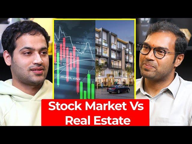 Real Estate Vs Stock Market - Where Should You Invest? | Ft. ASBL Founder | Raj Shamani Clips