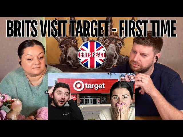 BRITS REACT | Brits Visit Target For The First Time! | BLIND REACTION