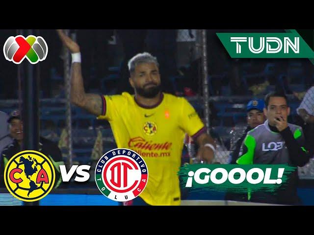 ¡DOBLETE DEL BÚFALO AGUIRRE! | América vs Toluca | Liga Mx -AP2024 - 4tos de Final - IDA | TUDN